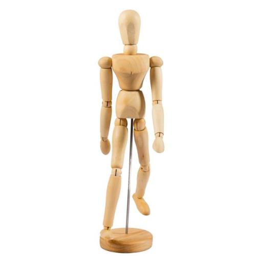 MANIKIN 12? WOODEN MALE MEDIUM