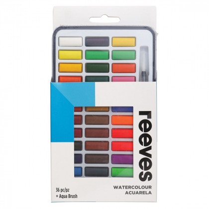 Reeves Watercolour Tin set of 36