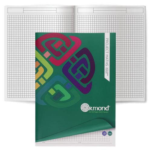 STUDENT SOLUTIONS A4 120pg 5mm SQ PROJECT MATHS SOFTBACK COPY