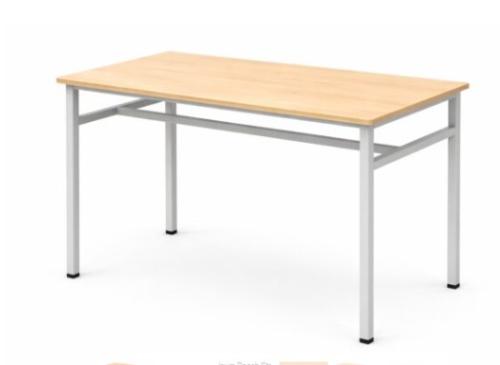 Student Table Traditional T1 Classroom Table with Tie Bar Double Student