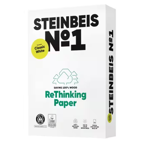 Steinbeis Classic White A4 Paper (Pack of 2500)