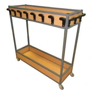 MOBILE COAT RACK WITH LUNCH BOX AND SHOE STORAGE