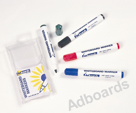 WHITEBOARD MARKER PENS WITH A SAFETY CAP DESIGN