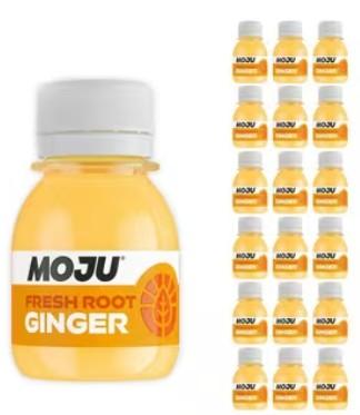 Moju Ginger Juice Shots 60ml (Pack 18)