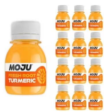 Moju Turmeric Juice Shots 60ml (Pack 12)