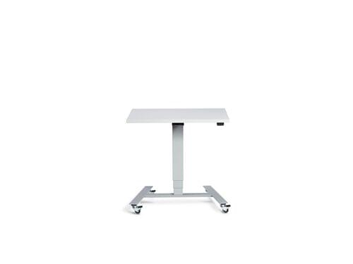 Lavoro Flex 4-Wheel Mobile Desk 80 x 60cm / Silver / Grey