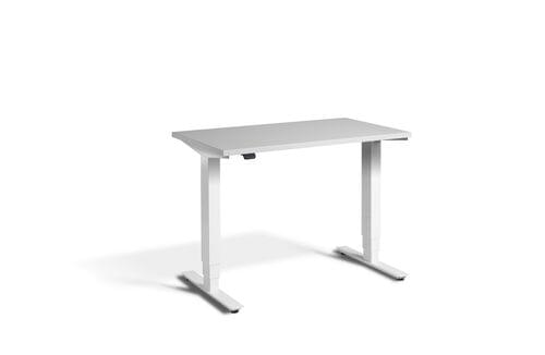Lavoro Mini Dual Motor Desk 100 x 60cm / White / Grey