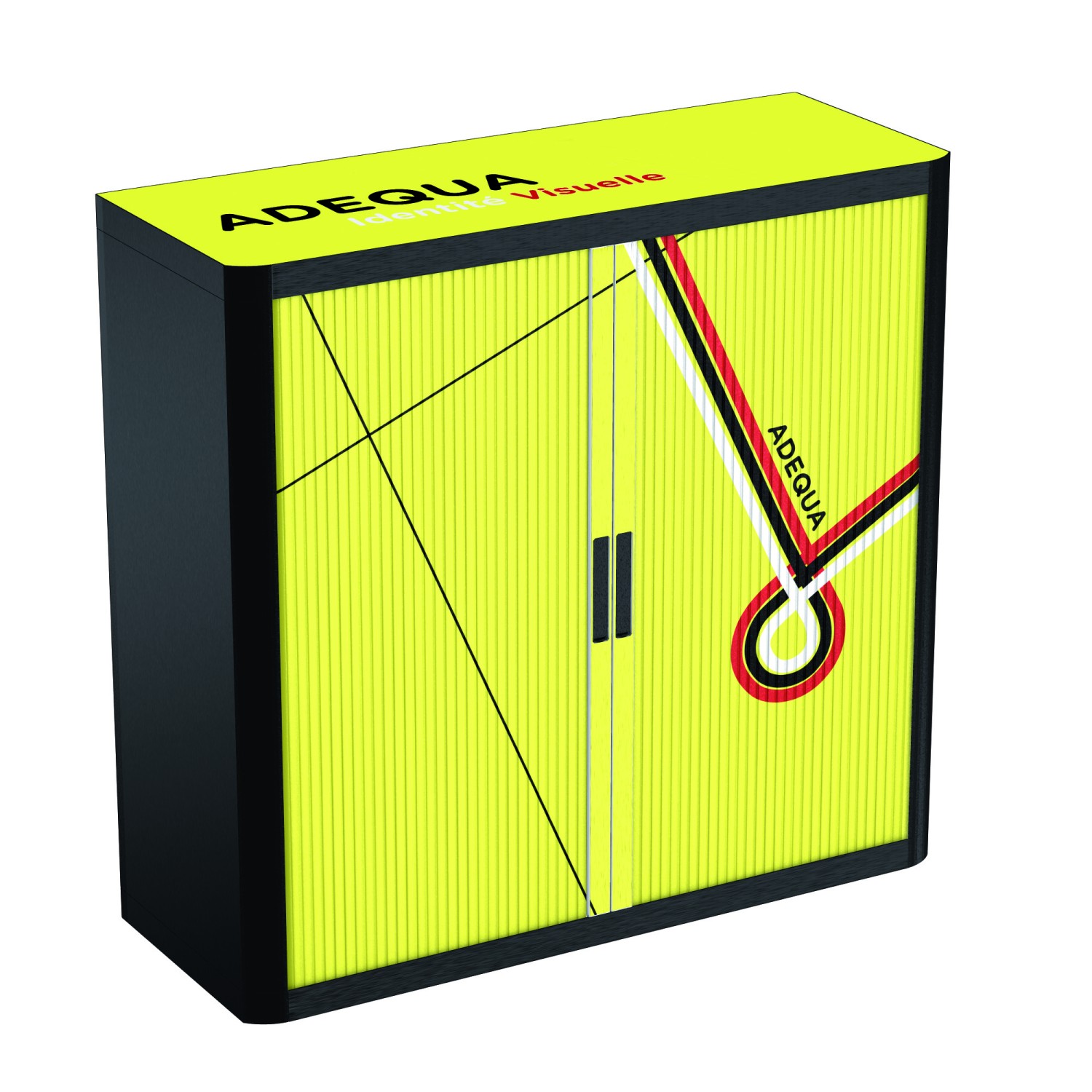 Design Your Own Easy Office Tambour 100cm H with 2 Shelves Graeme.Winship@ebonium.com