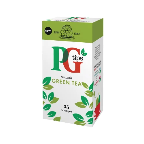 PG Tips Green Tea Envelope (Pack of 25 Tea Bags)