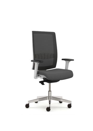 Kind Operators Chair White and Dark Grey