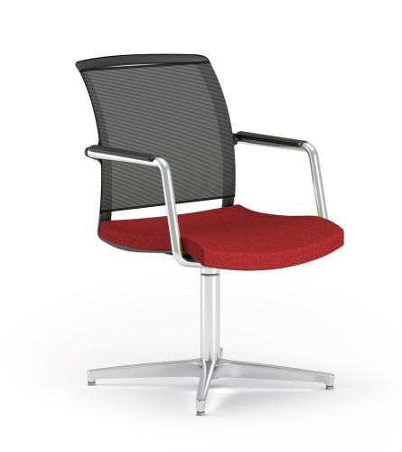 Passport Swivel Chair Red