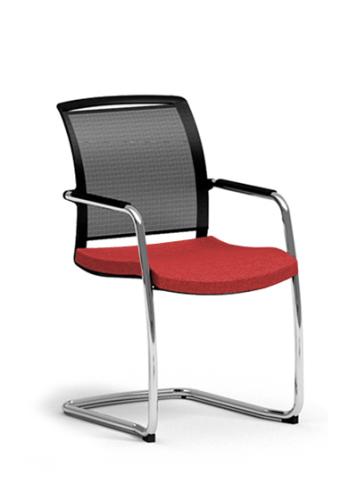 Passport Cantilever Chair Red
