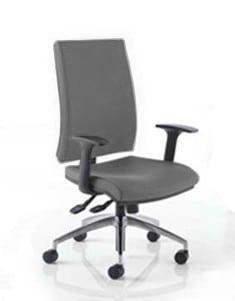 Quattro Desk Chair Dark Grey
