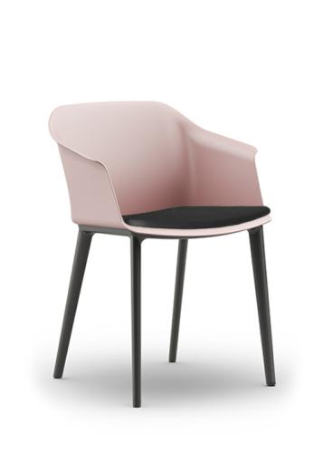 Aran Visitor Chair Powder Black Seat