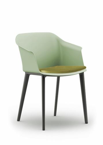 Aran Visitor Chair Moss, Green Seat