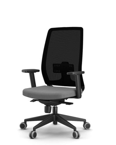 Jen Mesh  Operators Chair Grey