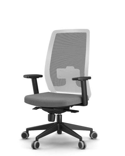 Jen White Frame Light Grey  Seat