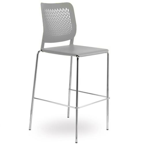 Malika High Stool Grey