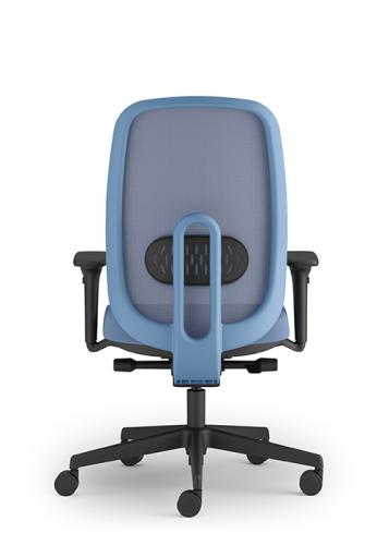 Maeve Operators Chair Blue. Time 6091 Fabric Seat