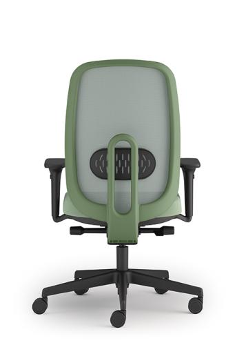 Maeve Operators Chair Green. Mint Green Fabric Seat 
