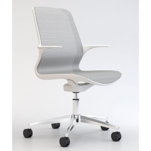 Suzi Operator Chair White Frame