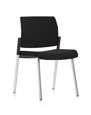 Kind Solid Visitor Chair Black