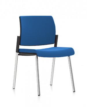 Kind Solid Visitor Chair Blue Seat