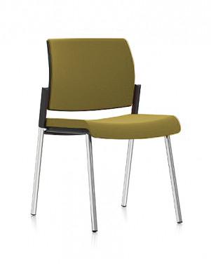 Kind Solid Visitor Chair Green
