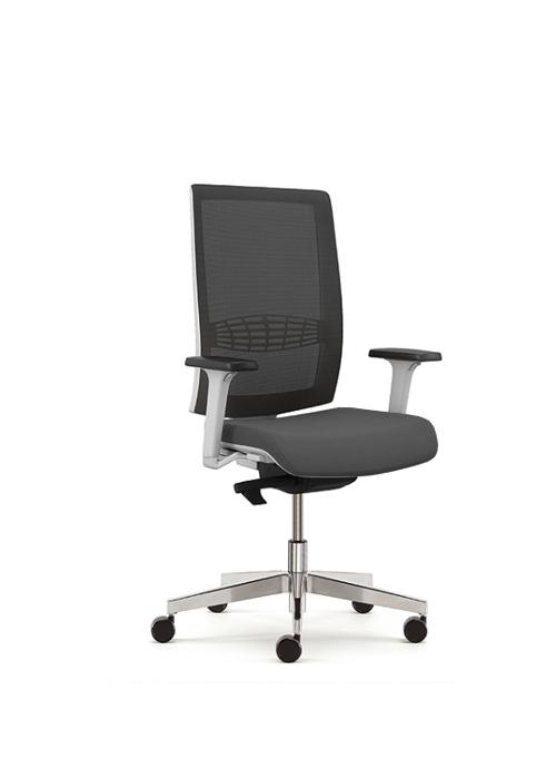 Kind Operators Chair White and Dark Grey