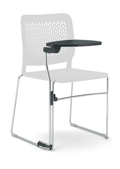 Malika Chair White with writing table