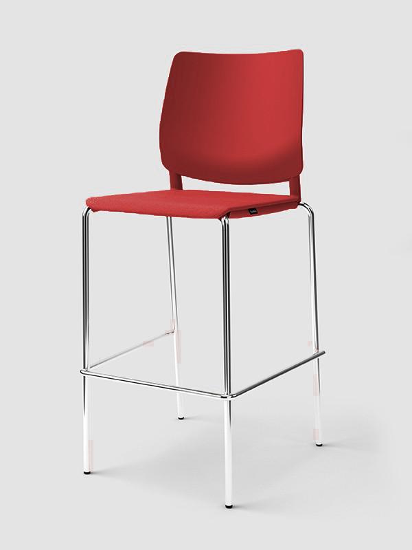 Melita High Stool Red