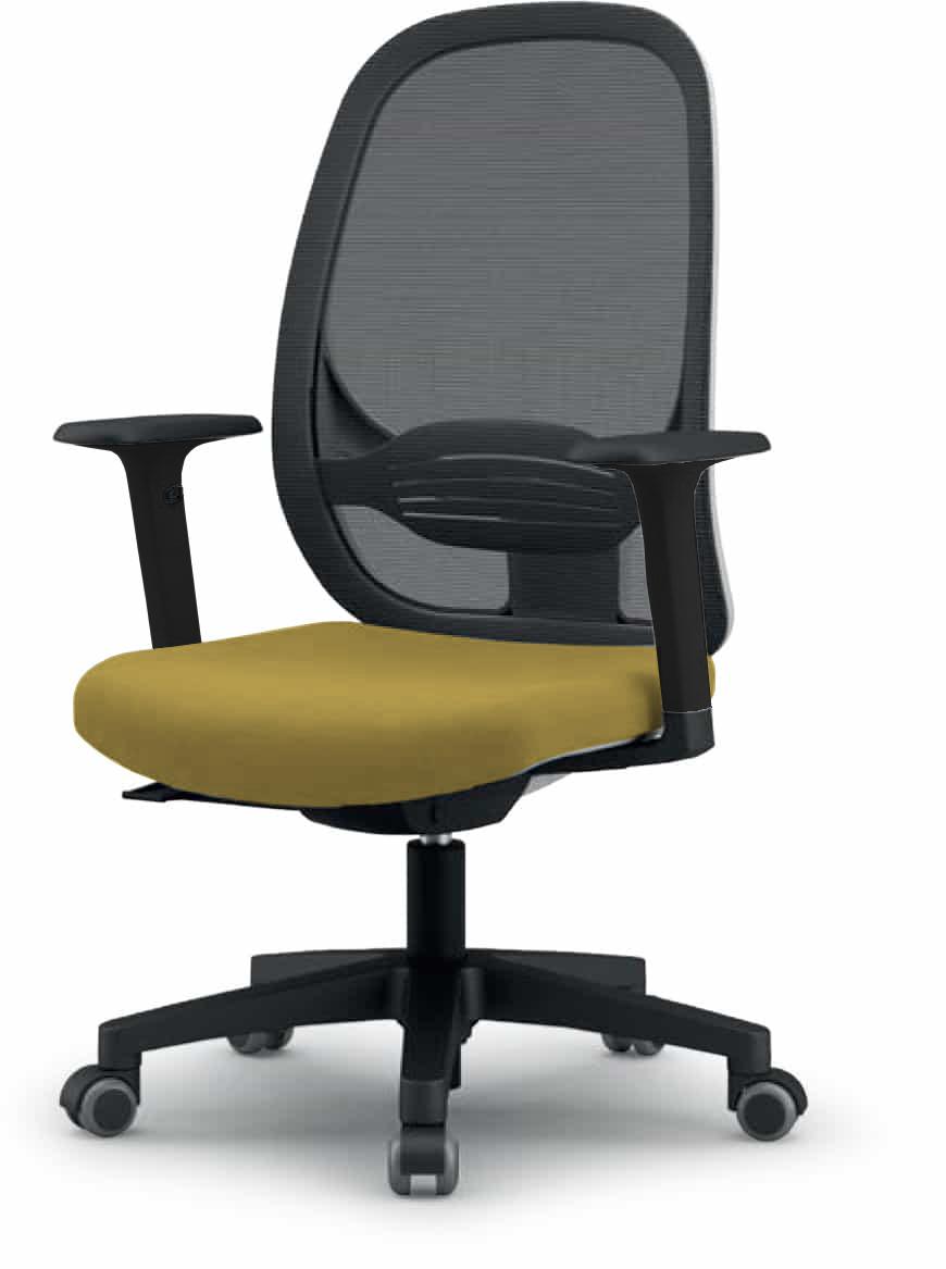 Sammy Operators Chair Green Seat White Frame