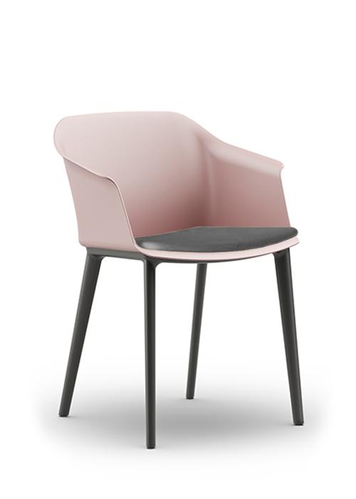 Aran Visitor Chair PowderDark Grey Seat