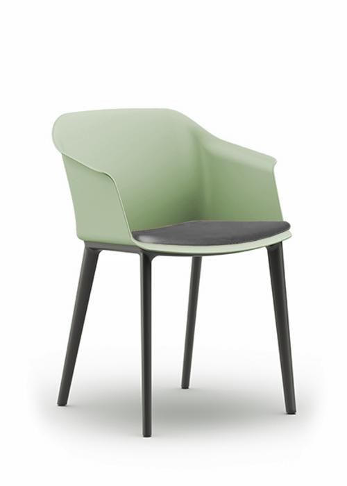 Aran Visitor Chair Swamp, Dark Grey Seat
