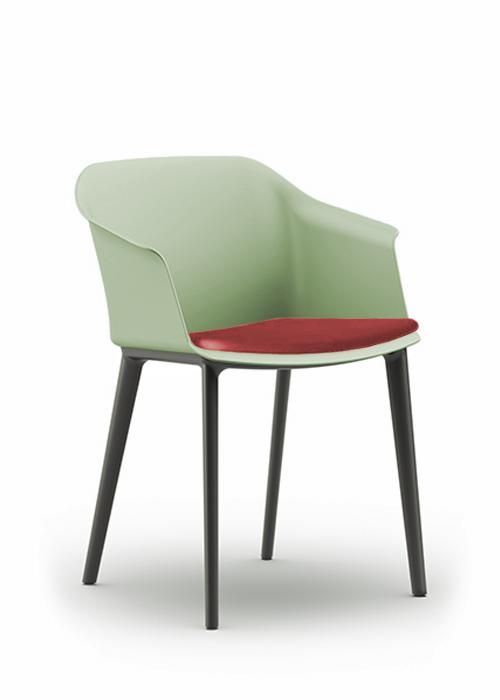 Aran Visitor Chair Swamp, Red Seat