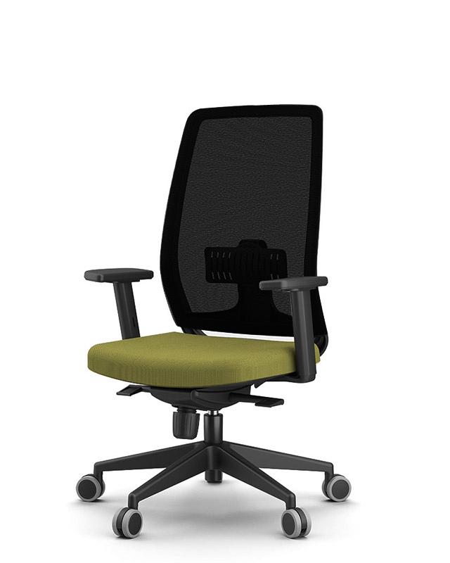 Jen Mesh  Operators Chair Green