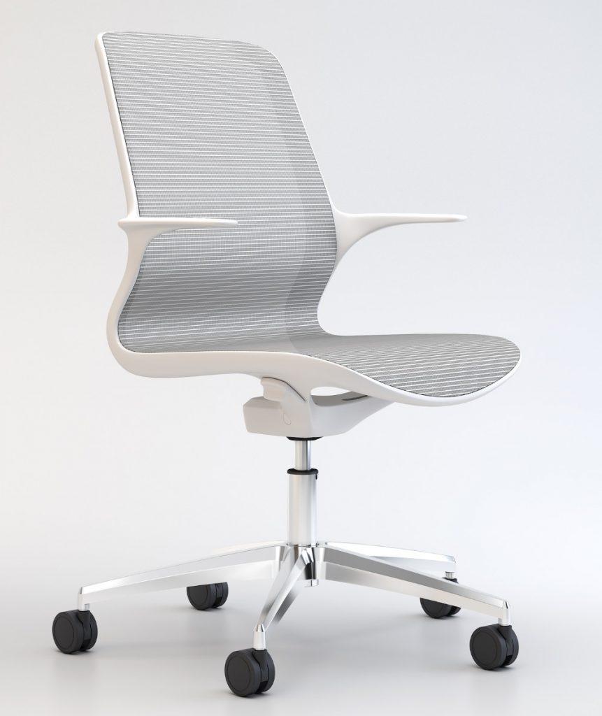 Suzi Operator Chair White Frame
