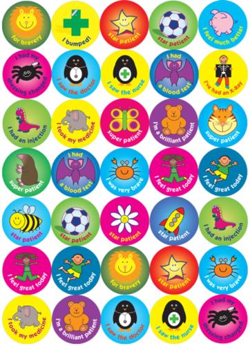 Stickers Assorted Designs and Captions x 350