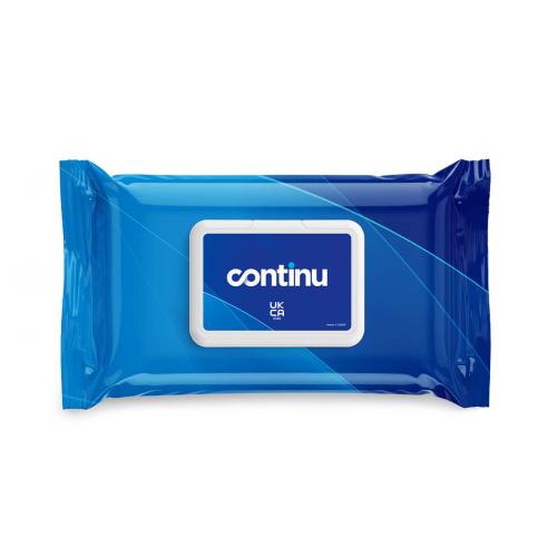 Continu 2 in 1 Alcohol Free Universal Disinfection Surface Wipes Flat Pack x200