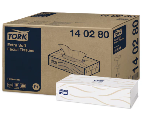 Tork Extra Soft Facial Tissues Premium - 30 Boxes