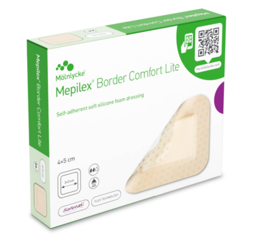 Mepilex Border Comfort Lite 4 x 5cm (Pack of 10)