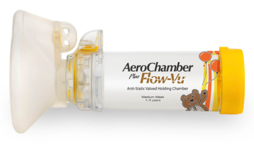 AeroChamber Plus* Flow-Vu* Anti-Static VHC with Medium Mask for Children (1-5 years)
