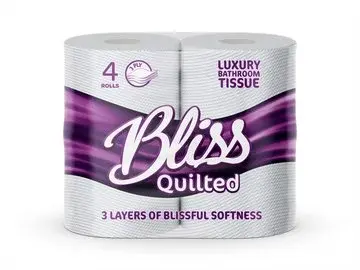 Luxury  3ply Triple Quilted Luxury Toilet Roll 10x4pack