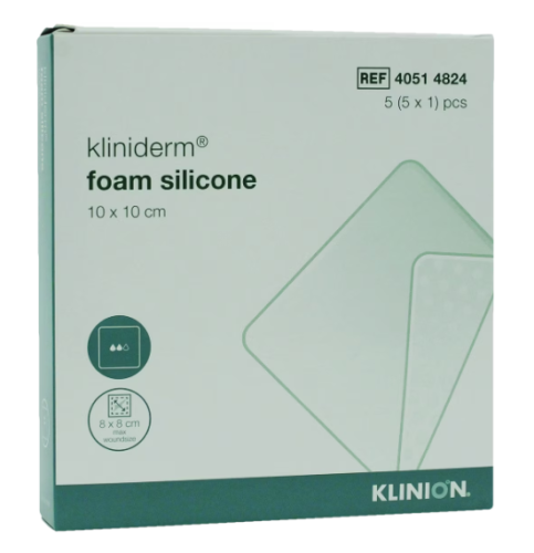 Kliniderm Foam Border 10 x 10cm x5