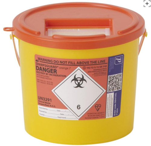 SHARPSGUARD® Orange 7 Litre