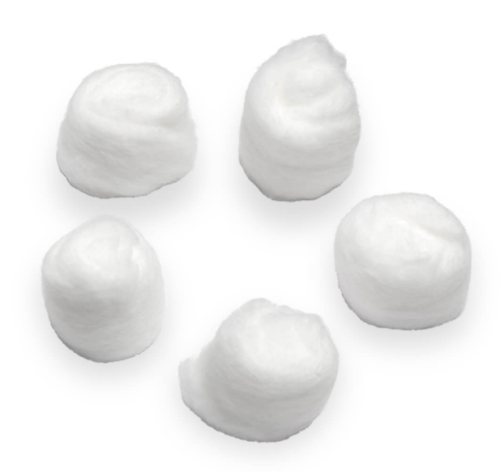 Cotton wool balls small x 500