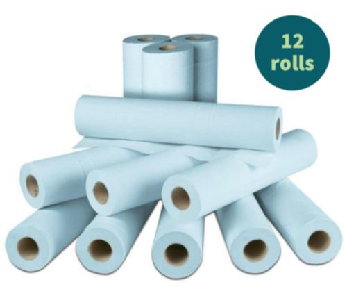 Couch Roll Blue 40m 2 Ply Pack of 12