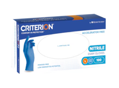 BWE Glove Nitrile Accelerator Free PF Large 100pk