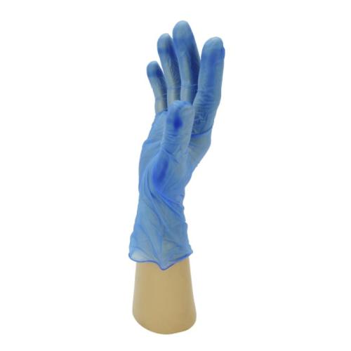 Shield Blue 4g Powder Free Vinyl Gloves Large Pk100
