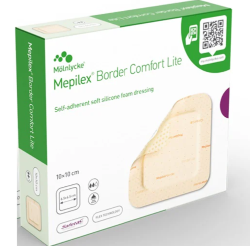 Mepilex Border Comfort Lite 10 x 10cm (Pack of 10)
